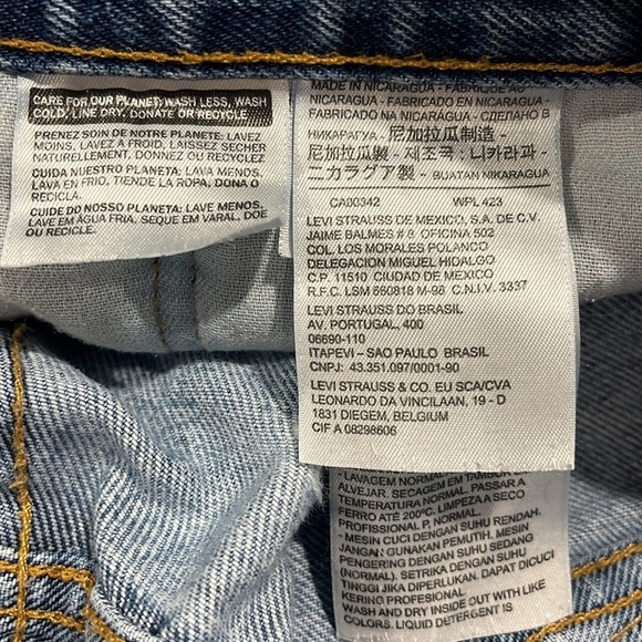 Levi 505 Light Wash Jeans - Picture 6 of 7